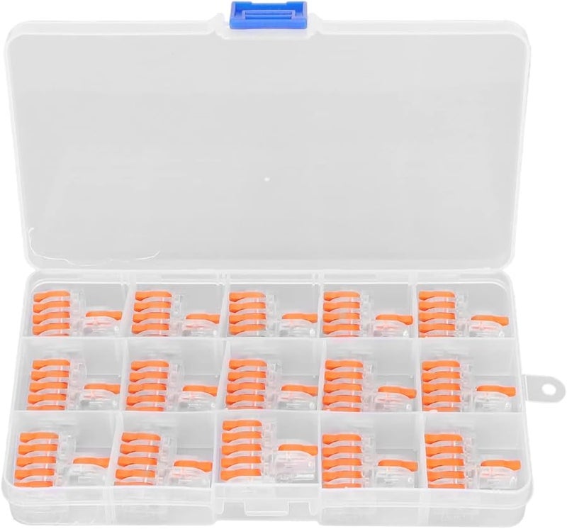 DF 15PCS Transparent Wire Connector Quick Splice Terminals For Home Car Speaker Wiring - Image 1